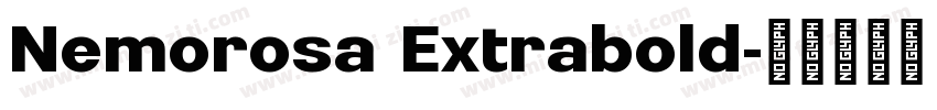 Nemorosa Extrabold字体转换